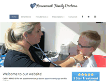 Tablet Screenshot of familydoctors.ie